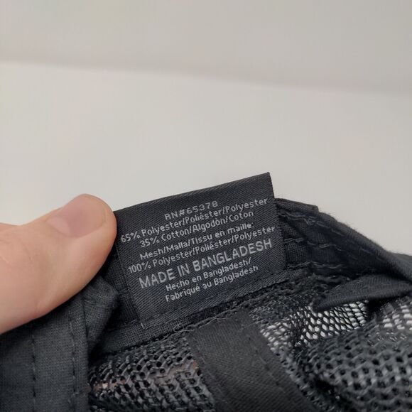 EB Snapback Trucker Hat Gray One Size Adjustable Mesh Back Pacific Headwear - Picture 10 of 10